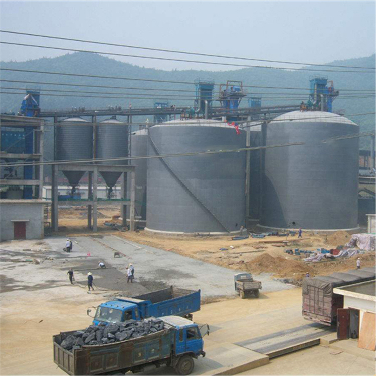 铜仁水泥钢板仓2座3000吨青岛项目进入施工